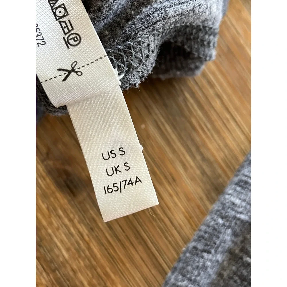 Free People Intimately Dylan Henley Thermal Long Sleeve Bodysuit Grey Small NWOT - Picture 9 of 10